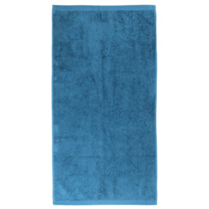 Ciemnoturkusowy ręcznik Artex Alpha, 50x100 cm