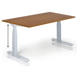 Stół z regulacją wysokości, 725-1075 mm, ręczny, 1800 x 800 mm