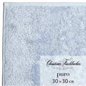 Christian Fischbacher Ręcznik do rąk / twarzy 30 x 30 cm jasnoniebieski Puro, Fischbacher