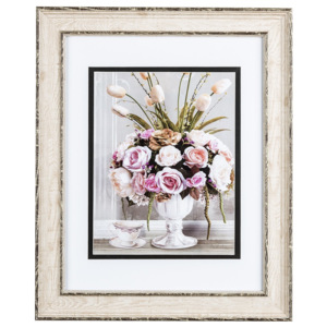 Obraz Bukiet kwiatów z filiżanką, dekor Rose