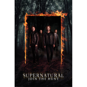 Plakat, Obraz Nie z tego wiata - Supernatural - Burning Gate, (61 x 91,5 cm)