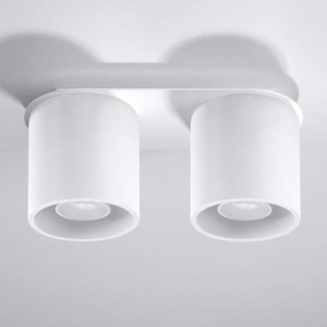 Downlight LAMPA sufitowa SOL SL.056 metalowa OPRAWA minimalistyczna SPOT tuby białe