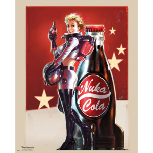 Plakat, Obraz Fallout - Nuka Cola, (40 x 50 cm)