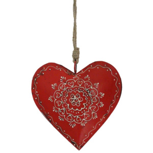 Dekoracja wisząca w kształcie serca Antic Line Decoration