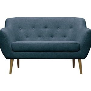 Jasnoniebieska sofa dwuosobowa z jasnymi nogami Mazzini Sofas Sicile