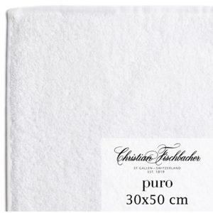 Christian Fischbacher Ręcznik dla gości 30 x 50 cm biały Puro, Fischbacher
