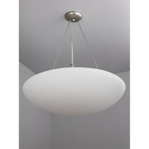 Cleoni Lampa wisząca CARMEN - nowoczesny, biały, gips, okrągły