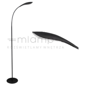 Minimalistyczna LAMPA podłogowa SWAN 306050 Polux stojąca OPRAWA LED 6,5W z elastyczną główką czarna