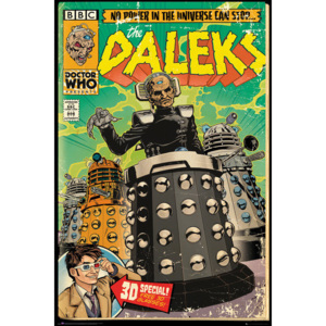 Plakat, Obraz Doctor Who - Daleks Comic, (61 x 91,5 cm)