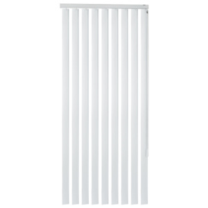 Żaluzje pionowe z PVC, białe, 150 x 180 cm