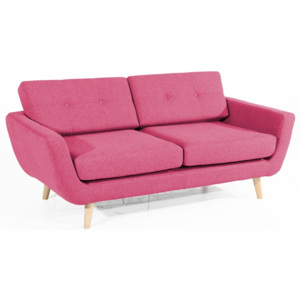 Różowa sofa dwuosobowa Max Winzer Melvin