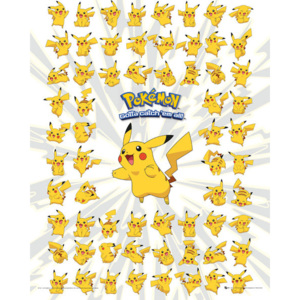 Plakat, Obraz Pokemon - Pikachu, (40 x 50 cm)