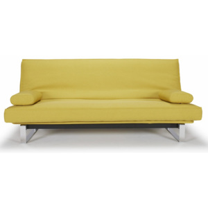 Żółta sofa rozkładana Innovation Minimum