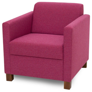 Różowofioletowy fotel Softnord Topaz