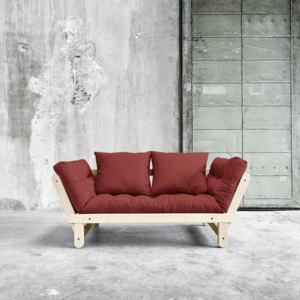 Sofa rozkładana Beat Natural/Passion Red