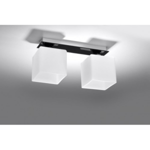 Piazza lampa sufitowa 2-punktowa czarna SL.0222