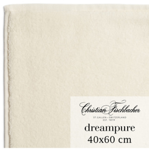 Christian Fischbacher Ręcznik dla gości duży 40 x 60 cm kremowy Dreampure, Fischbacher