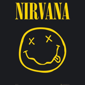 Plakat, Obraz Nirvana smiley, (61 x 91,5 cm)
