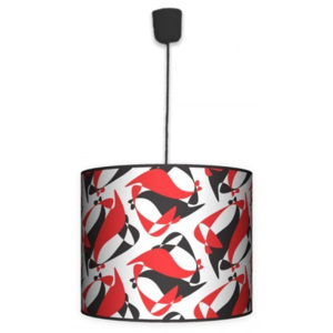 Lampa wisząca duża - Black Red White