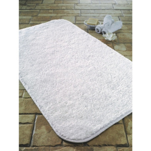 Biały dywanik łazienkowy Confetti Bathmats Cotton Calypso, 50x80 cm