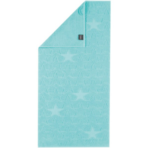Cawö Frottier ręcznik Star niebieski, 50 x 100 cm
