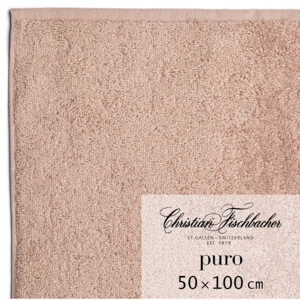Christian Fischbacher Ręcznik 50 x 100 cm różowobeżowy Puro, Fischbacher