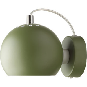 FRANDSEN lampa kinkiet BALL WALL MAT zielony mat