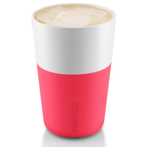 Eva Solo Kubki termiczne do café latte 360 ml 2 sztuki różowe