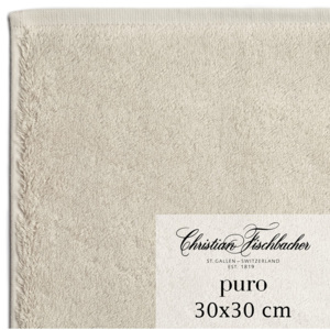 Christian Fischbacher Ręcznik do rąk / twarzy 30 x 30 cm piaskowy Puro, Fischbacher