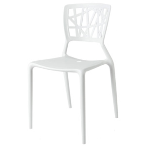 Krzesło Bush białe D2