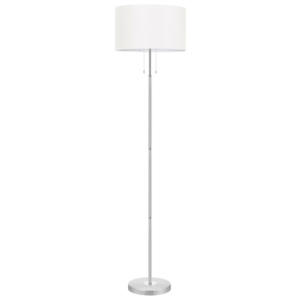 Lampa stojąca HALVA 3+1 Eglo styl nowoczesny, aluminium, tkanina, chrom, aluminiowy, biały 88566