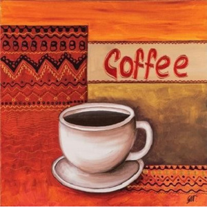 Reprodukcja Coffee, M. T. Gianola, (30 x 30 cm)