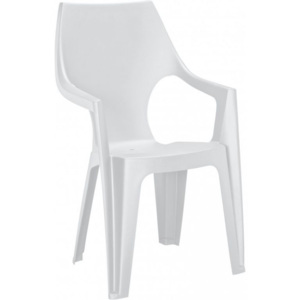 Krzesło z plastiku DANTE - białe