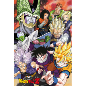 Plakat, Obraz Dragon Ball Z - Cell Saga, (61 x 91,5 cm)