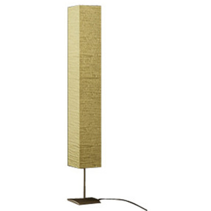 Lampa podłogowa ze stalową podstawą, 170 cm, beżowa