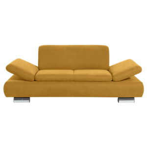 Żółta sofa 2-osobowa z regulowanymi podłokietnikami Max Winzer Terrence Anderson