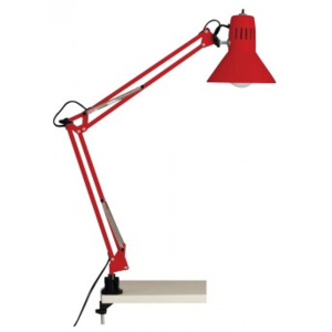 Felix lampka biurkowa czerwona z zaciskiem 7801106
