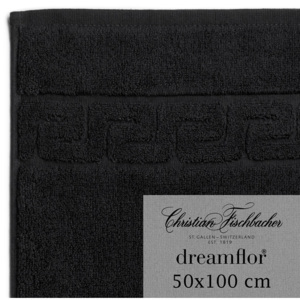 Christian Fischbacher Ręcznik 50 x 100 cm czarny Dreamflor®, Fischbacher