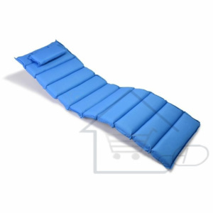 Poduszka na leżak niebieska 11 segmentów