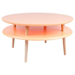 Pomarańczowy stolik Ragaba UFO Ø 70 cm