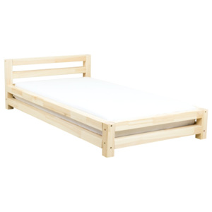1-osobowe łóżko dziecięce z drewna sosnowego Benlemi Single, 80x160 cm