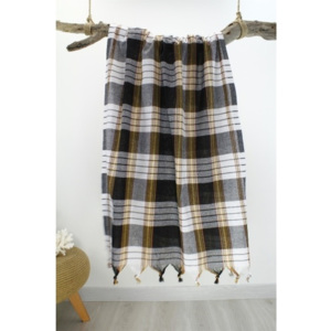Ręcznik hammam Bath Style Squares, 80x175 cm