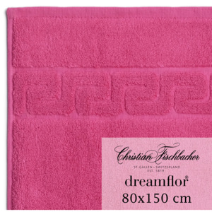 Christian Fischbacher Ręcznik kąpielowy 80 x 150 cm różowy Dreamflor®, Fischbacher