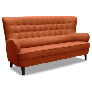 Pomarańczowa sofa 3-osobowa Vivonita Fifties