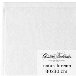 Christian Fischbacher Ręcznik do rąk / twarzy 30 x 30 cm biały NaturalDream, Fischbacher