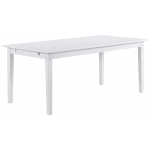Biały stół do jadalni z drewna dębowego Folke Wittskar, 180x90 cm