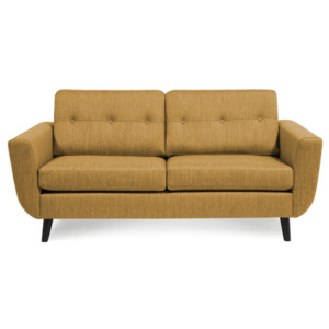 Musztardowa sofa 2-osobowa Vivonita Harlem