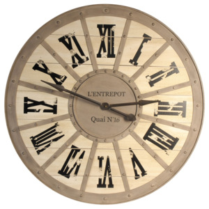 Zegar ścienny Antic Line Quai, 93 cm
