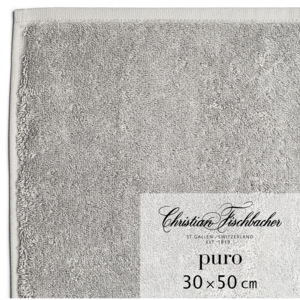 Christian Fischbacher Ręcznik dla gości 30 x 50 cm grafitowy Puro, Fischbacher