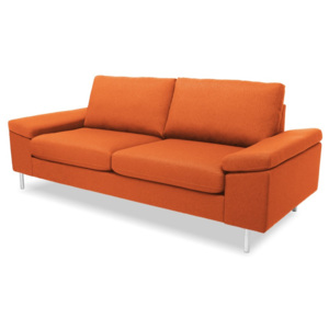 Pomarańczowa sofa 2-osobowa Vivonita Nathan